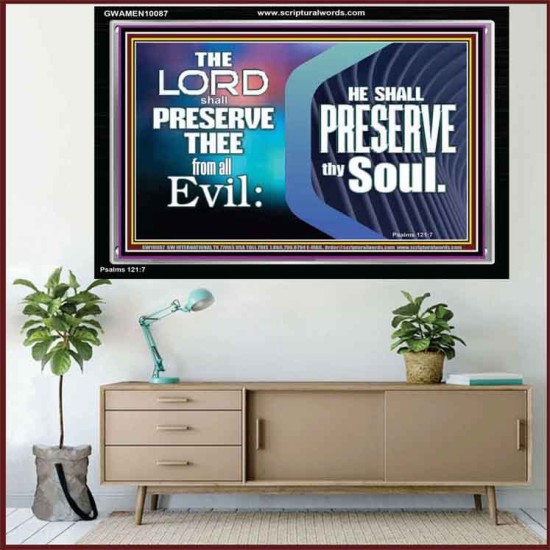 THY SOUL IS PRESERVED FROM ALL EVIL  Wall Décor  GWAMEN10087  