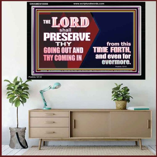 THY GOING OUT AND COMING IN IS PRESERVED  Wall Décor  GWAMEN10088  