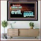 FOLLOW NOT WHICH IS EVIL  Custom Christian Artwork Acrylic Frame  GWAMEN10309  