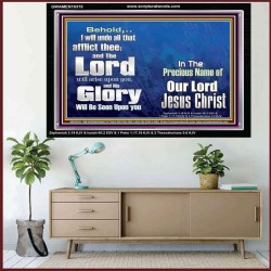 HIS GLORY SHALL BE SEEN UPON YOU  Custom Art and Wall Décor  GWAMEN10315  "33x25"