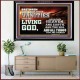 TURN FROM THESE VANITIES TO THE LIVING GOD JEHOVAH  Unique Scriptural Acrylic Frame  GWAMEN10363  