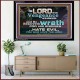 HATE EVIL YOU WHO LOVE THE LORD  Children Room Wall Acrylic Frame  GWAMEN10378  