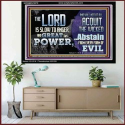 THE LORD GOD ALMIGHTY GREAT IN POWER  Sanctuary Wall Acrylic Frame  GWAMEN10379  "33x25"