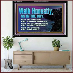 WALK HONESTLY ALL THE TIME  Eternal Power Picture  GWAMEN10385  "33x25"