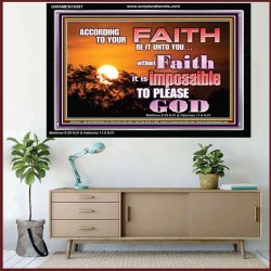 ACCORDING TO YOUR FAITH BE IT UNTO YOU  Children Room  GWAMEN10387  