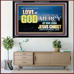 KEEP YOURSELVES IN THE LOVE OF GOD           Sanctuary Wall Picture  GWAMEN10388  "33x25"