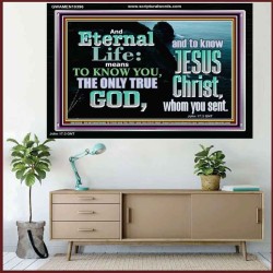 ETERNAL LIFE ONLY THROUGH CHRIST JESUS  Children Room  GWAMEN10396  "33x25"
