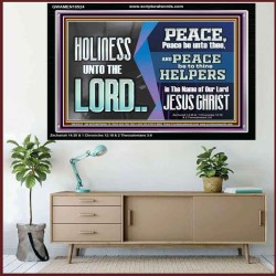 HOLINESS UNTO THE LORD  Righteous Living Christian Picture  GWAMEN10524  "33x25"