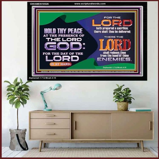 THE DAY OF THE LORD IS AT HAND  Church Picture  GWAMEN10526  