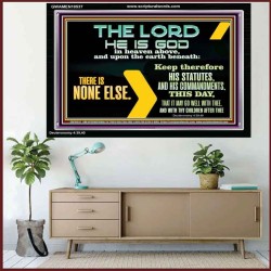 JEHOVAH THE GREAT AND MIGHTY GOD  Scripture Art  GWAMEN10537  "33x25"