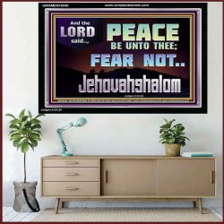 JEHOVAHSHALOM PEACE BE UNTO THEE  Christian Paintings  GWAMEN10540  "33x25"
