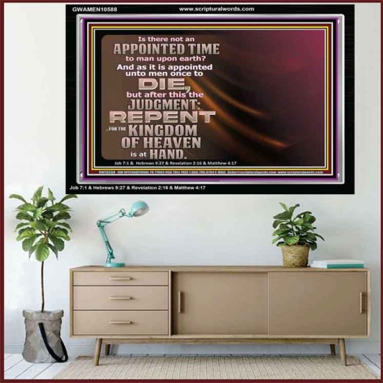 AN APPOINTED TIME TO MAN UPON EARTH  Art & Wall Décor  GWAMEN10588  