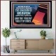 THE KINGDOM OF HEAVEN SUFFERETH VIOLENCE AND THE VIOLENT TAKE IT BY FORCE  Christian Quote Acrylic Frame  GWAMEN10597  