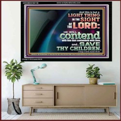 LIGHT THING IN THE SIGHT OF THE LORD  Unique Scriptural ArtWork  GWAMEN10611B  