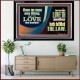 HE THAT LOVETH HATH FULFILLED THE LAW  Sanctuary Wall Acrylic Frame  GWAMEN10688  