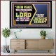 GO IN PEACE THE PRESENCE OF THE LORD BE WITH YOU ON YOUR WAY  Scripture Art Prints Acrylic Frame  GWAMEN10769  