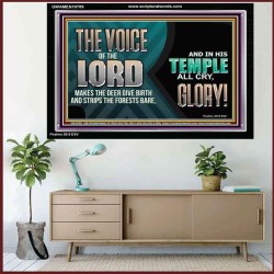 THE VOICE OF THE LORD MAKES THE DEER GIVE BIRTH  Art & Wall Décor  GWAMEN10789  "33x25"