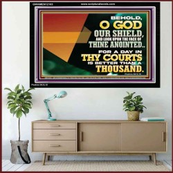 A DAY IN THY COURTS IS BETTER THAN A THOUSAND  Acrylic Frame Sciptural Décor  GWAMEN12103  