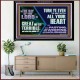 THE DAY OF THE LORD IS GREAT AND VERY TERRIBLE REPENT IMMEDIATELY  Custom Inspiration Scriptural Art Acrylic Frame  GWAMEN12145  