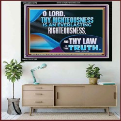 O LORD THY LAW IS THE TRUTH  Ultimate Inspirational Wall Art Picture  GWAMEN12179  "33x25"