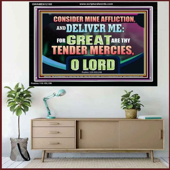 GREAT ARE THY TENDER MERCIES O LORD  Unique Scriptural Picture  GWAMEN12180  