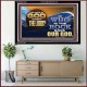 FOR WHO IS GOD EXCEPT THE LORD WHO IS THE ROCK SAVE OUR GOD  Ultimate Inspirational Wall Art Acrylic Frame  GWAMEN12368  