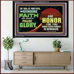 YOUR GENUINE FAITH WILL RESULT IN PRAISE GLORY AND HONOR  Children Room  GWAMEN12433  
