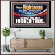 THOU ART RIGHTEOUS O LORD  Christian Acrylic Frame Wall Art  GWAMEN12702  