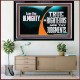 LORD GOD ALMIGHTY TRUE AND RIGHTEOUS ARE THY JUDGMENTS  Bible Verses Acrylic Frame  GWAMEN12703  
