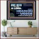 GIVE HEED TO ME O LORD  Scripture Acrylic Frame Signs  GWAMEN12707  