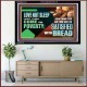 LOVE NOT SLEEP LEST THOU COME TO POVERTY  Bible Verse Art Acrylic Frame  GWAMEN12724  