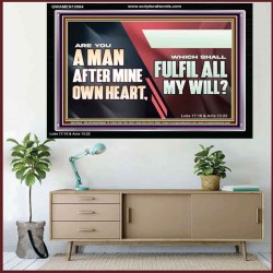 ARE YOU A MAN AFTER MINE OWN HEART  Children Room Wall Acrylic Frame  GWAMEN13064  