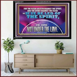 BE LED OF THE SPIRIT  Eternal Power Acrylic Frame  GWAMEN13071  "33x25"