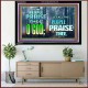LET THE PEOPLE PRAISE THEE O GOD  Kitchen Wall Décor  GWAMEN9603  