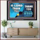 THANK YOU OUR LORD JESUS CHRIST  Custom Biblical Painting  GWAMEN9907  