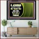 JEHOVAH OUR GOD WE THANK YOU AND GIVE YOU PRAISE  Unique Bible Verse Acrylic Frame  GWAMEN9909  