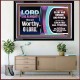 LORD GOD ALMIGHTY HOSANNA IN THE HIGHEST  Contemporary Christian Wall Art Acrylic Frame  GWAMEN9925  