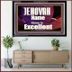 JEHOVAH NAME ALONE IS EXCELLENT  Christian Paintings  GWAMEN9961  