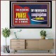 HEAVENS SHALL PRAISE THY WONDERS O LORD  Scriptural Wall Art  GWAMEN9976  