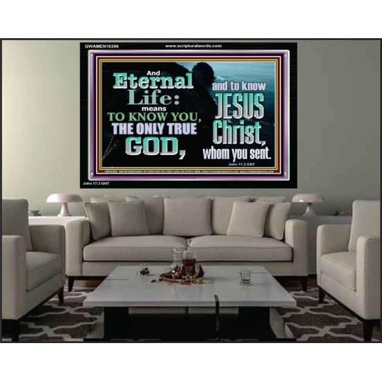 ETERNAL LIFE ONLY THROUGH CHRIST JESUS  Children Room  GWAMEN10396  