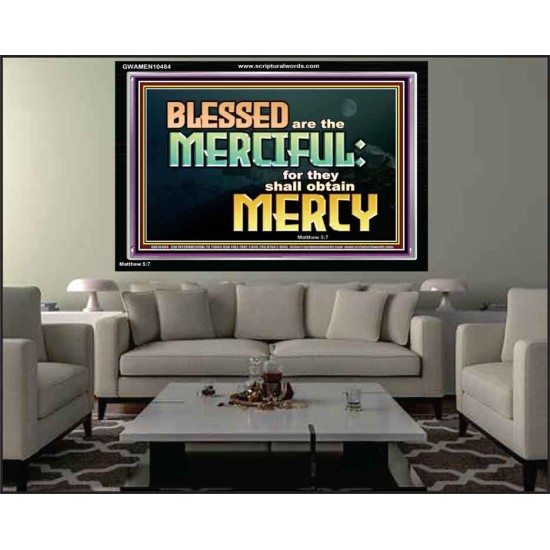 THE MERCIFUL SHALL OBTAIN MERCY  Religious Art  GWAMEN10484  