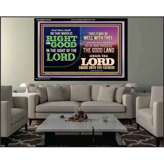 THAT IT MAY BE WELL WITH THEE  Contemporary Christian Wall Art  GWAMEN10536  