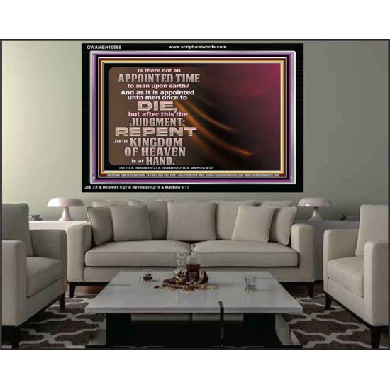 AN APPOINTED TIME TO MAN UPON EARTH  Art & Wall Décor  GWAMEN10588  