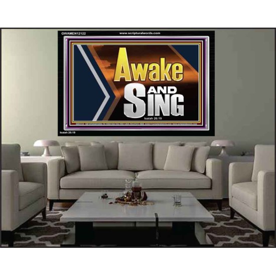 AWAKE AND SING  Affordable Wall Art  GWAMEN12122  