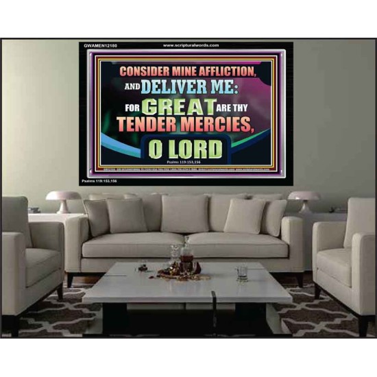 GREAT ARE THY TENDER MERCIES O LORD  Unique Scriptural Picture  GWAMEN12180  