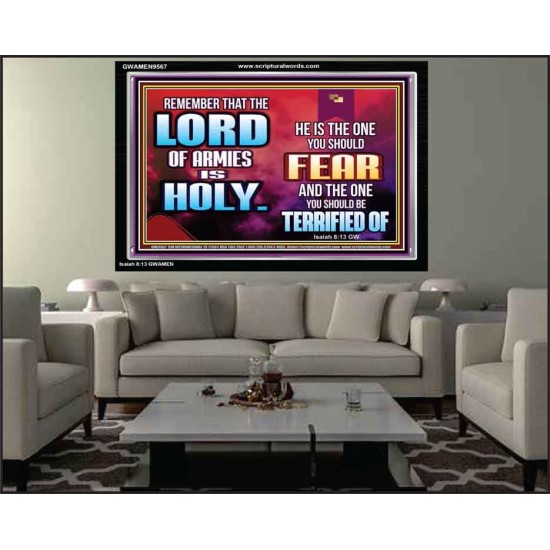 FEAR THE LORD WITH TREMBLING  Ultimate Power Acrylic Frame  GWAMEN9567  