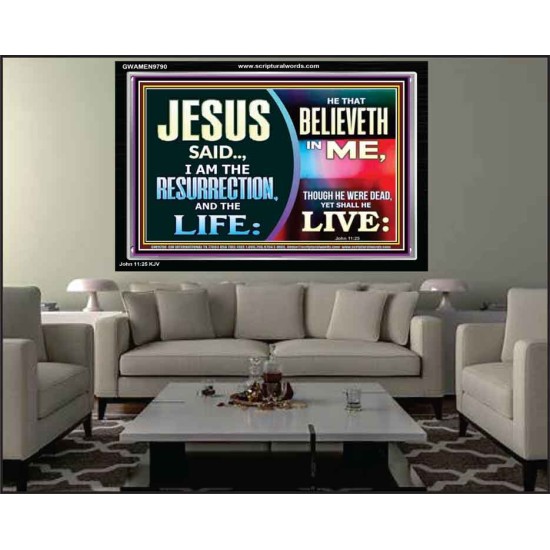 THE RESURRECTION AND THE LIFE  Contemporary Arts & Décor Picture  GWAMEN9790  