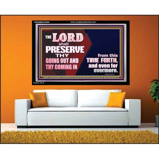 THY GOING OUT AND COMING IN IS PRESERVED  Wall Décor  GWAMEN10088  