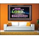 FEAR OF THE LORD THE BEGINNING OF KNOWLEDGE  Ultimate Power Acrylic Frame  GWAMEN10401  