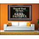 THANK GOD ALWAYS GOD IS FAITHFUL  Scriptures Wall Art  GWAMEN10435  